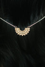 Load image into Gallery viewer, Large Sunray Necklace Brass