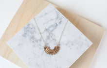 Load image into Gallery viewer, Large Sunray Necklace Brass